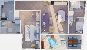 2 Bedroom Apartment (Balcony)