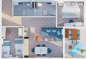 2 Bedroom Apartment (SeaView, Balcony)