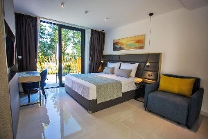 pokój z widokiem na park