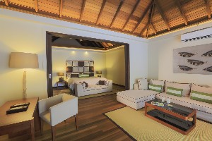 Spacious villa with private pool, ocean views.