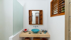 garden view łazienka