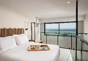 Maisonette Sea Front Bedroom upstairs