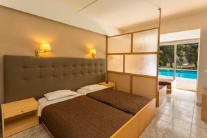 Family room with sharing pool