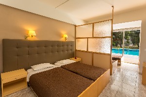 Family room with sharing pool