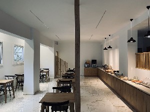 buffet area breakfast