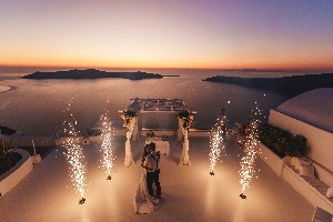 Wedding ceremony area