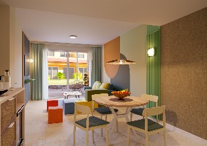 Render Premier Kid suite Terrace Pool View 