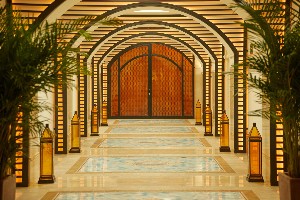 Spa entrance