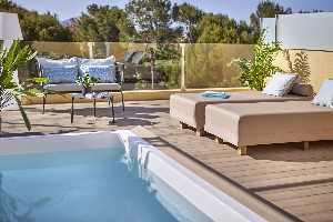 One Bedroom Penthouse Suite with plunge pool