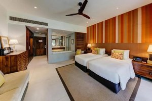 Sink into the plush comfort of your king size bed.