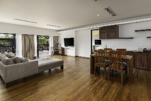 Outfitted with a jacuzzi for lavish comfort.