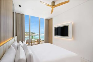 Spacious ocean-view room.