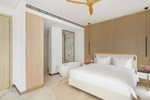 Spacious suite with kitchenette, views & butler.