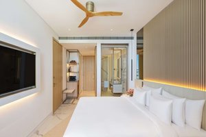 Spacious ocean-view room.